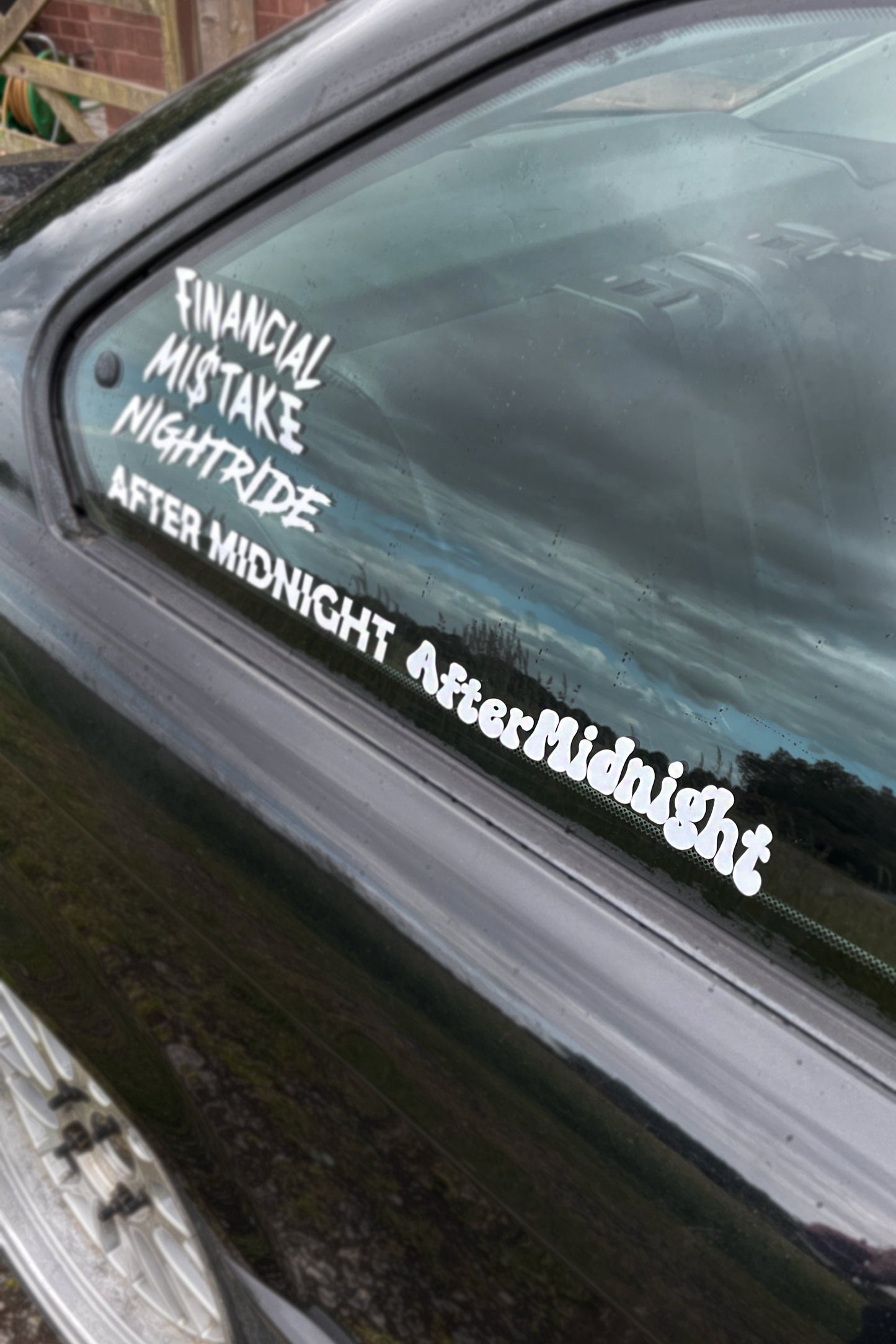 After Midnight Bubble Sticker